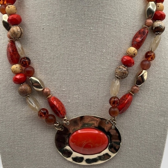 Handmade Beaded Necklace & Bracelet Set    N81 - Picture 2 of 7